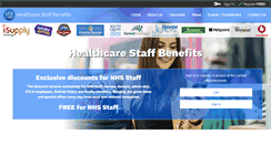 Desktop Screenshot of healthcarestaffbenefits.org